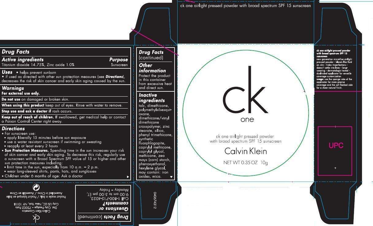 ck one airlight pressed powder spf 15